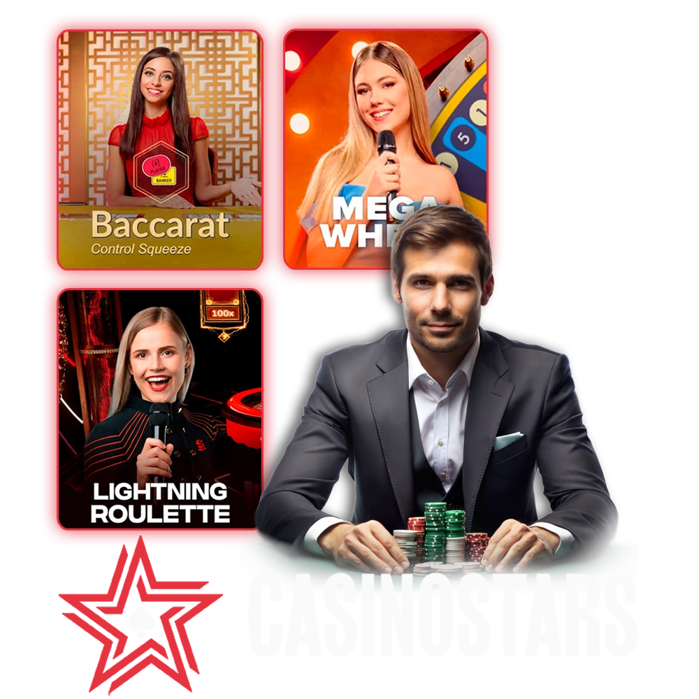 Consigue los mejores meneos en el casino en vivo de Casinostars.