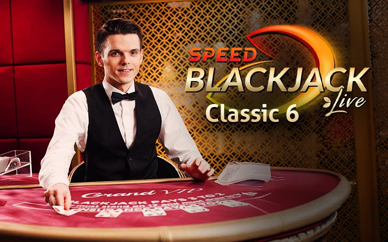 Disfruta de la acción rápida en Classic Speed Blackjack 6 y gana en Casino Stars.