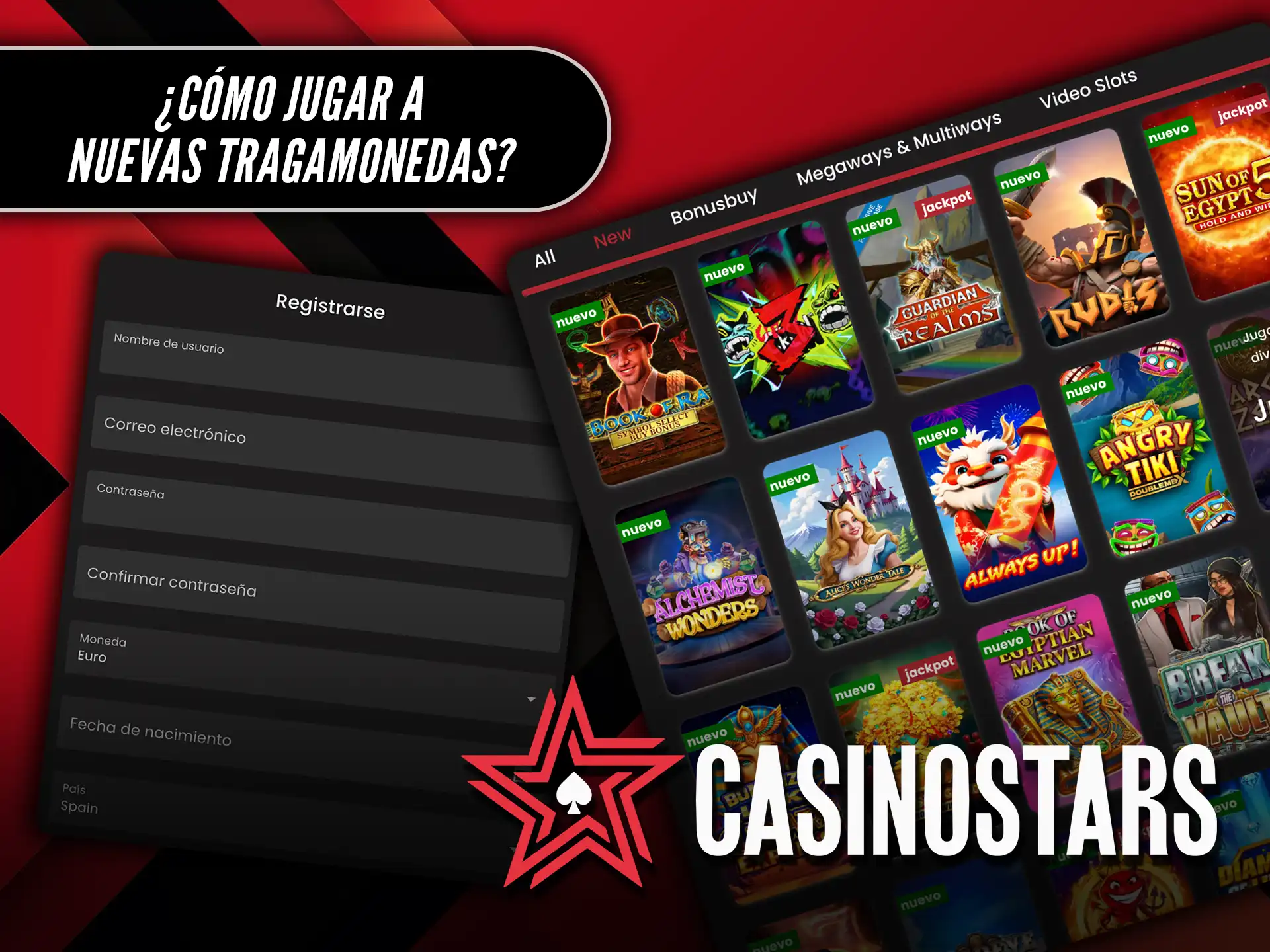 Aprende cómo jugar a las nuevas tragamonedas y gana hoy mismo en Casino Stars.