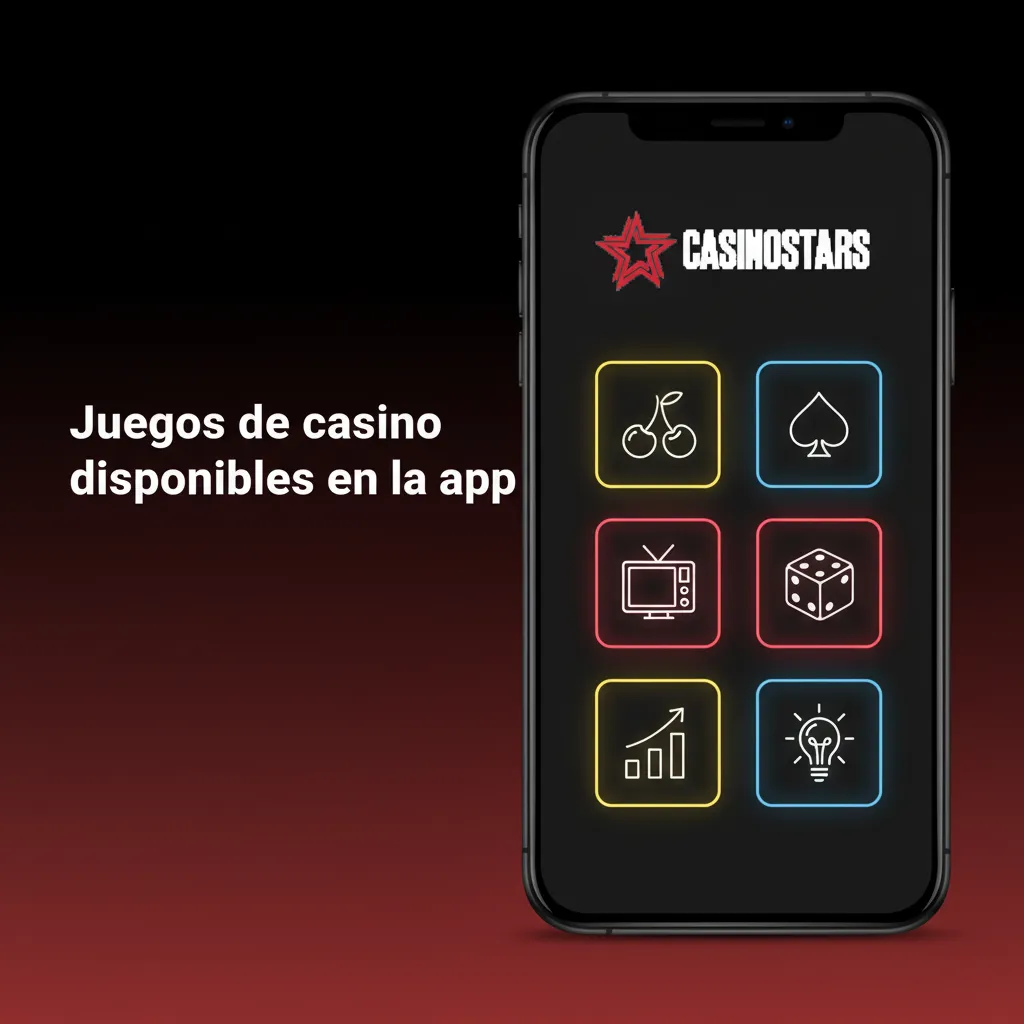 App de casino con slots como Book of Dead, Starburst, Big Bass, y ruleta y blackjack en vivo; filtros por proveedor.
