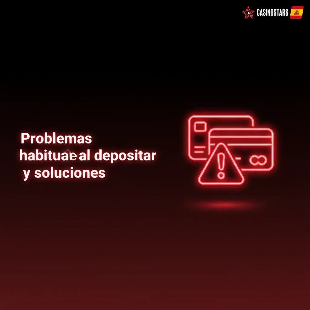 Infografía: problemas al depositar y soluciones: pago rechazado, verificación pendiente, límites, demora, doble cargo.
