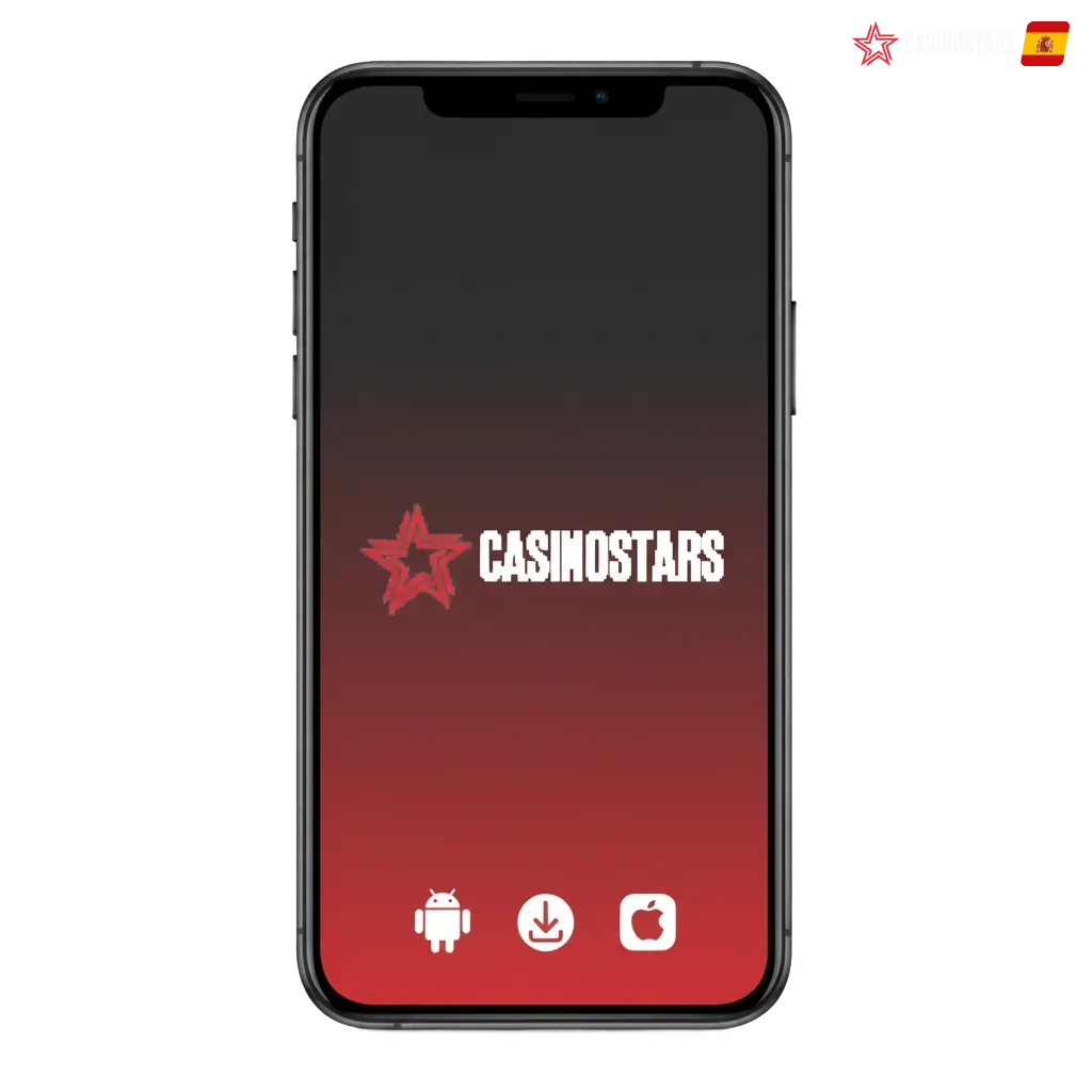 Descarga la app de Casinostars para Android y iOS. Apuesta o juega al casino. Bono 100% hasta 300€ para usuarios elegibles.